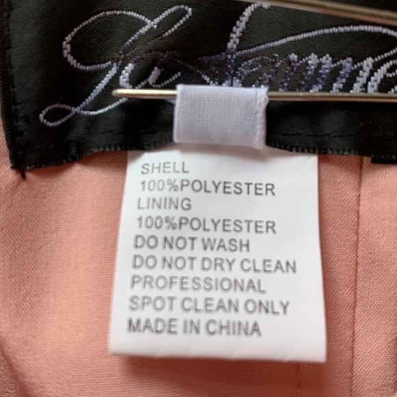 NWOT LA FEMME | Ruffle Off the Shoulder Pink Fit & Flare Mini Dress 2 - Picture 10 of 13